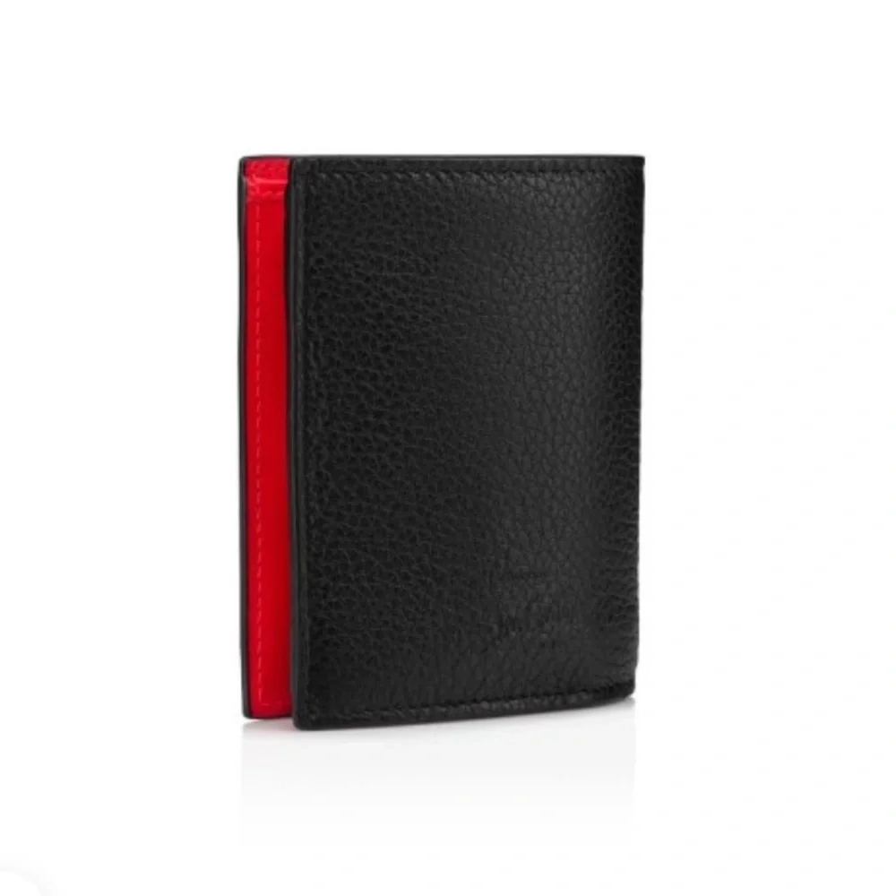 Authentic Christian Louboutin Paros Black Studded Wallet